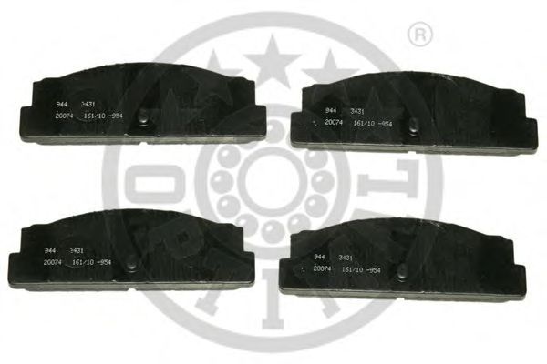 3431 OPTIMAL Brake Pad Set, disc brake