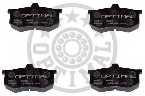5305 OPTIMAL Brake Pad Set, disc brake