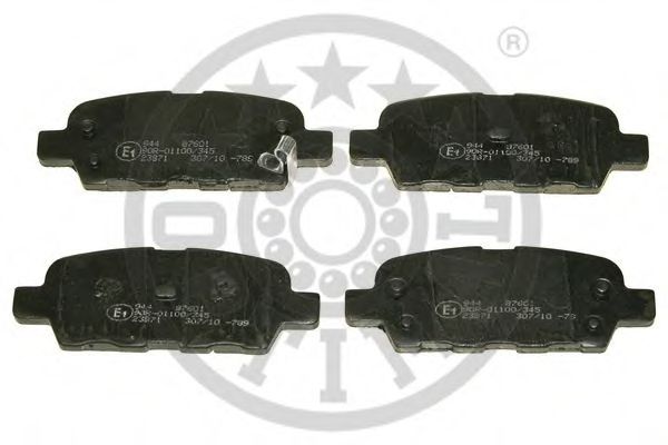 87601 OPTIMAL Brake Pad Set, disc brake