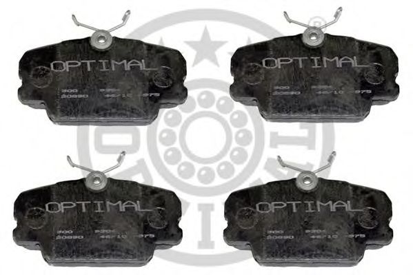 9304 OPTIMAL Brake System Brake Pad Set, disc brake