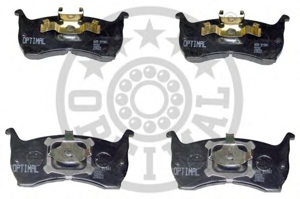 9332 OPTIMAL Brake Pad Set, disc brake
