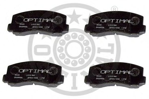 9344 OPTIMAL Brake Pad Set, disc brake