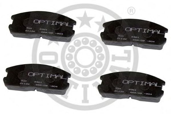 9361 OPTIMAL Brake Pad Set, disc brake