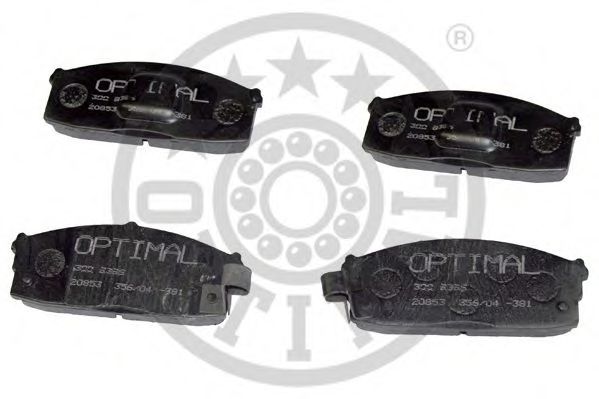 9396 OPTIMAL Brake Pad Set, disc brake