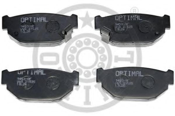 9453 OPTIMAL Brake Pad Set, disc brake