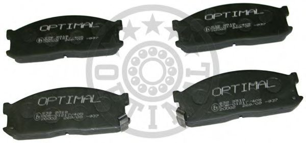 9518 OPTIMAL Brake Pad Set, disc brake