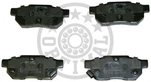 9572 OPTIMAL Brake Pad Set, disc brake
