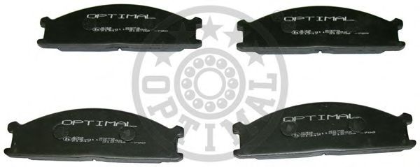 9578 OPTIMAL Brake System Brake Pad Set, disc brake