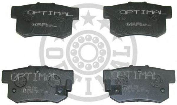 9654 OPTIMAL Brake Pad Set, disc brake