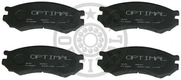 9691 OPTIMAL Brake Pad Set, disc brake