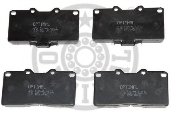 9712 OPTIMAL Brake Pad Set, disc brake
