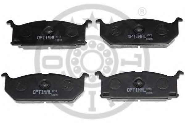 9715 OPTIMAL Brake Pad Set, disc brake