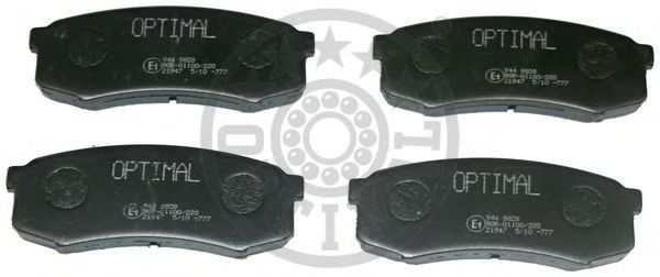 9809 OPTIMAL Brake Pad Set, disc brake