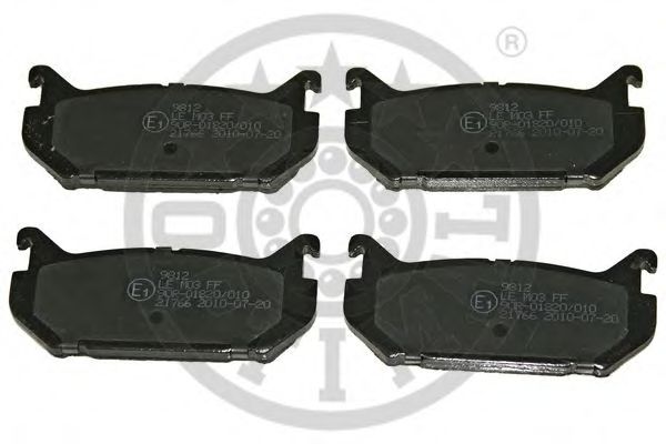 9812 OPTIMAL Brake System Brake Pad Set, disc brake