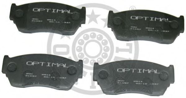 9814 OPTIMAL Brake Pad Set, disc brake