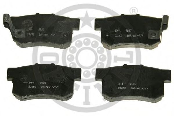 9823 OPTIMAL Brake Pad Set, disc brake