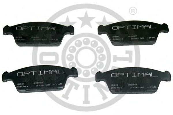 9897 OPTIMAL Brake Pad Set, disc brake