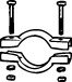 82486 WALKER Clamp, exhaust system