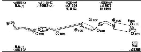 AD25119 WALKER Exhaust System