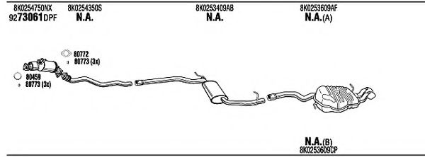 ADH31585BC WALKER Exhaust System Exhaust System
