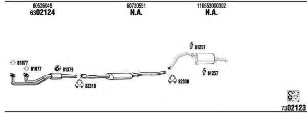 AR30316A WALKER Exhaust System Exhaust System