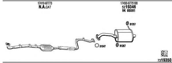 DH30441 WALKER Exhaust System