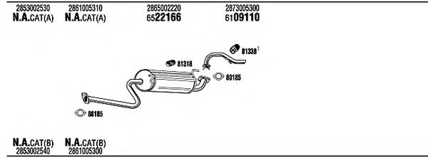 HYH22943A WALKER Exhaust System