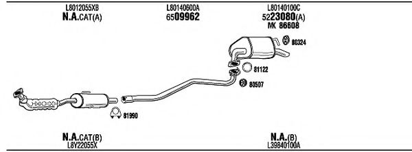 MAT16680 WALKER Exhaust System
