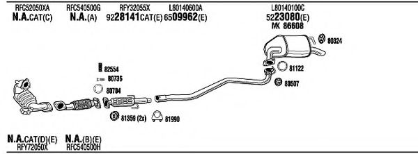 MAT16683 WALKER Exhaust System