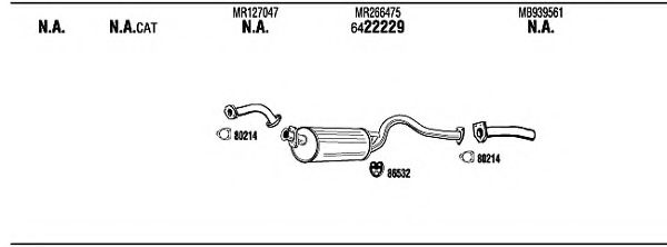 MI65566B WALKER Exhaust System