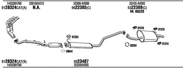 NIH16273A WALKER Exhaust System