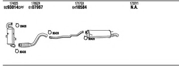 PEH33871BC WALKER Exhaust System