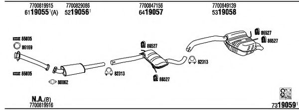 RE35019A WALKER Exhaust System Exhaust System
