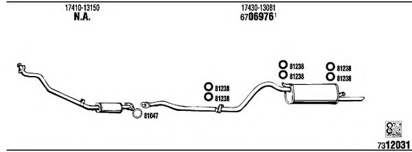 TO87924 WALKER Exhaust System