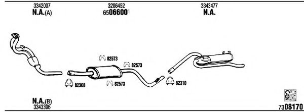 VO00651A WALKER Exhaust System