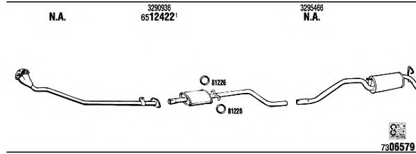 VO20003B WALKER Exhaust System Exhaust System