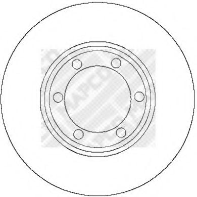 15251 MAPCO Тормозной диск