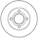 15861 MAPCO Тормозной диск