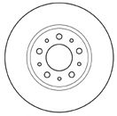 15961 MAPCO Brake Disc