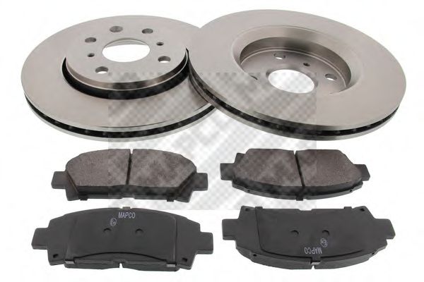 47355 MAPCO Brake Set, disc brakes