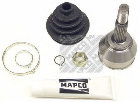 16907 MAPCO Brake System Brake Disc