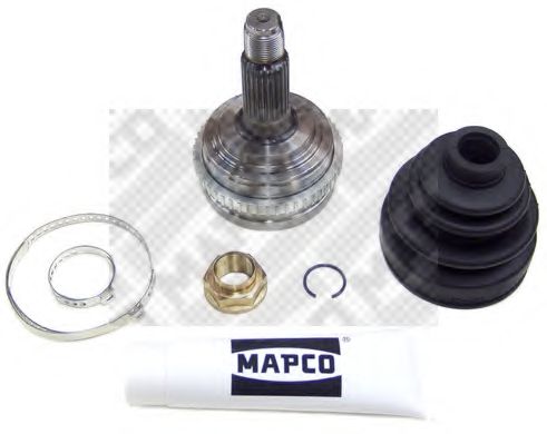16551 MAPCO Комплект тормозных колодок, дисковый тормоз