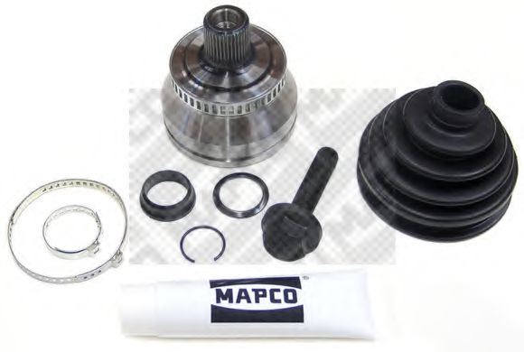 16834 MAPCO Brake System Brake Disc