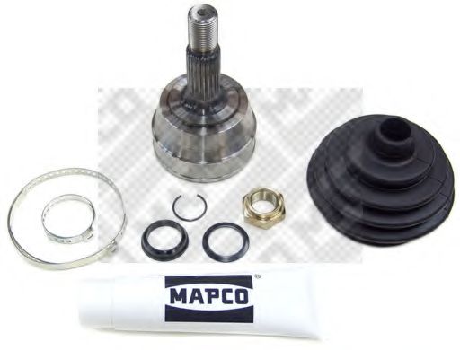 16984 MAPCO Brake System Brake Disc