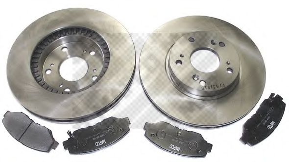 47603 MAPCO Brake Set, disc brakes