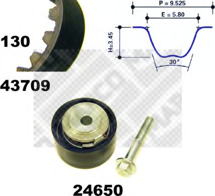 23632 MAPCO Timing Belt Kit