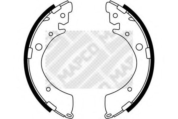 8503 MAPCO Cable, parking brake