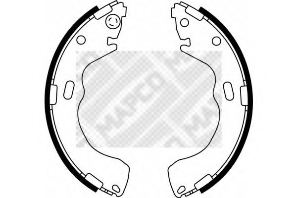 8560 MAPCO Cable, parking brake