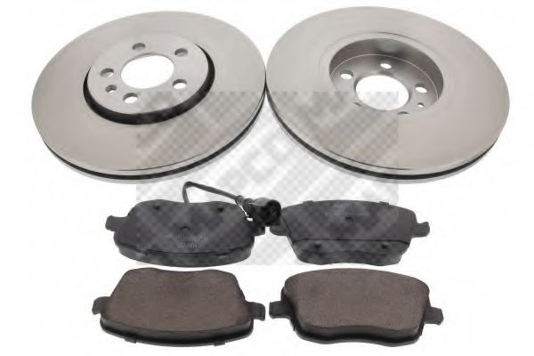 47900 MAPCO Brake Set, disc brakes