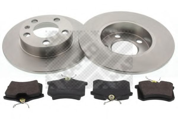 47858 MAPCO Brake Set, disc brakes